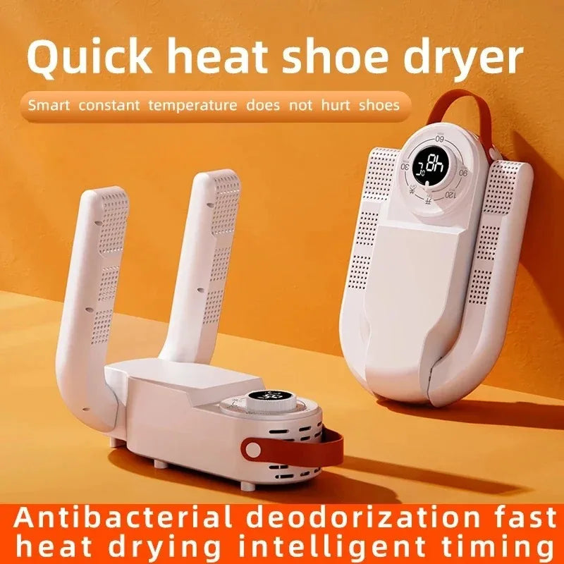Quick Drying Intelligent Timer Shoe Dryer Adjustable Household Heater Warmer with Deodorizing Sterilizing Function