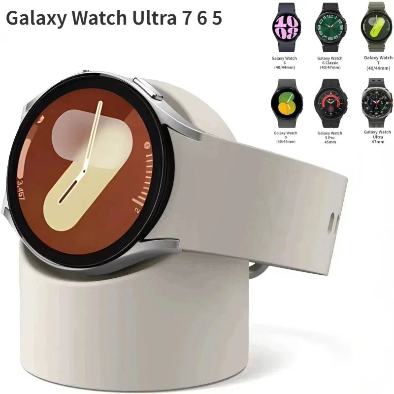 Best-Selling Desktop Ornaments Silicone Watch Charging Stand 8/7 40/44mm Super 47mm Charging Stand Storage Stand Watch 6/8 Class