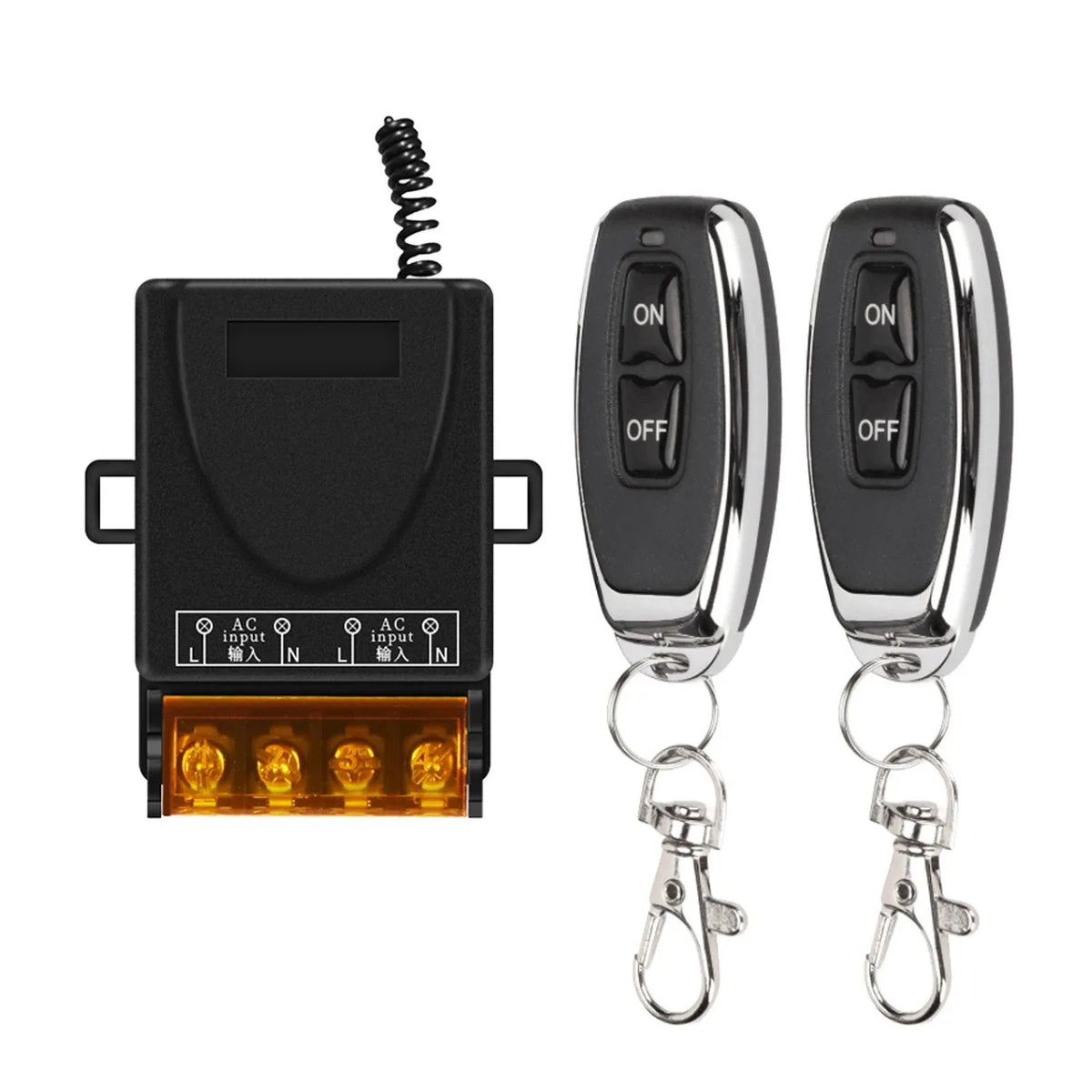 433Mhz Remote Control Switch AC220V 10A Hign Power On off Remote Control Transmitter for Water Pump Motor LED/Electric Appliance