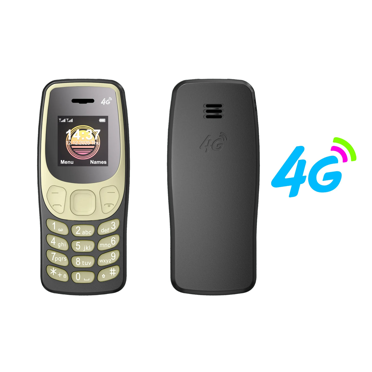 SERVO BM80 4G LTE Super Small Feature Phone Dual SIM Standby Auto Call Recording Speed Dial Blacklist 0.85" Backup Mobile Phone