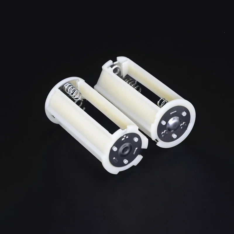 4PC 3 Battery Conversion Tubes,  4.5V Battery Holder, Cylindrical Flat Head