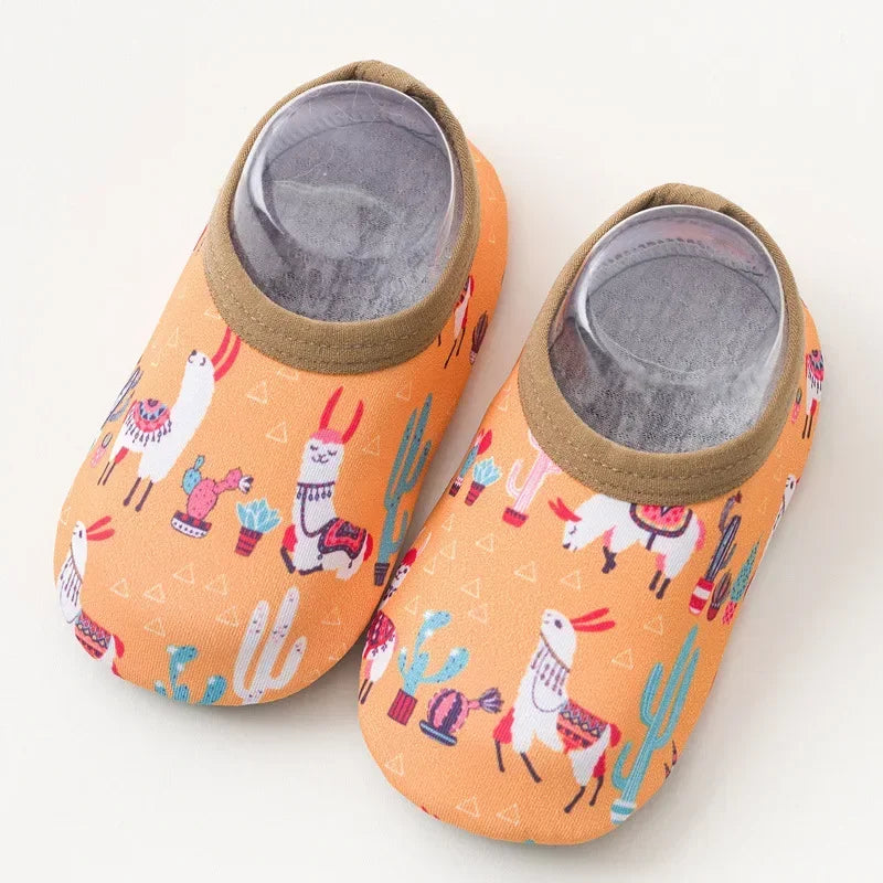 Children Swimming Surf Sports Sneakers Four Season Anti-slip Aqua Swim Floor Socks Baby Kids Cartoon Pool Beach Water Shoes