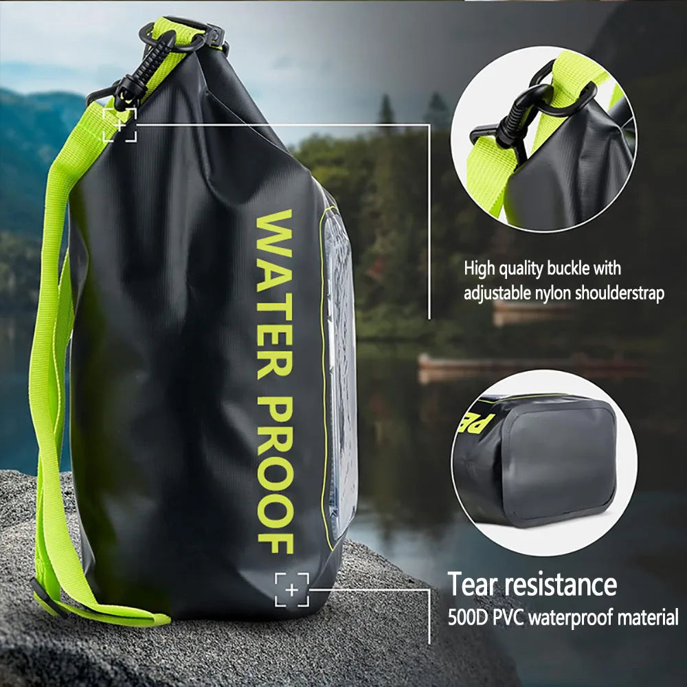 Outdoor Waterproof Phone Bags Dry Bag Touch Screen Kayak Bags Camping Trekking Bag Trekking Drifting Rafting Surfing Boating Bag
