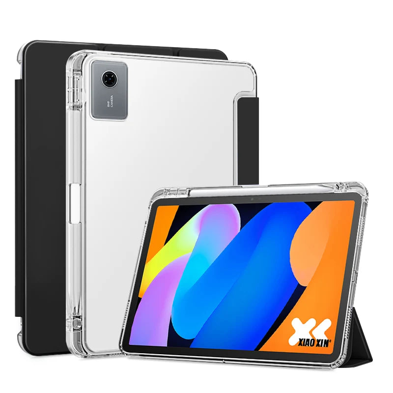For Lenovo Idea Tab 11 Case with Pencil Holder Folding Soft Back Stand Tablet Case For Lenovo Idea Tab Tablet 11 tb336fu tb336zu