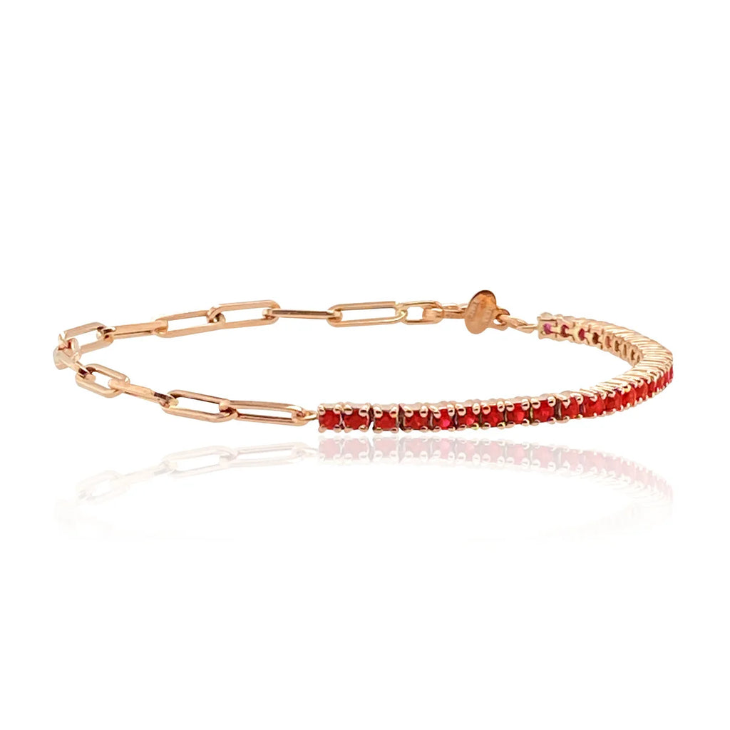 Luxury Color Cubic Zirconia Gold Color Tennis Bracelets For Women Girls 2022 New Trend Chain Bracelets Jewelry Party Gifts