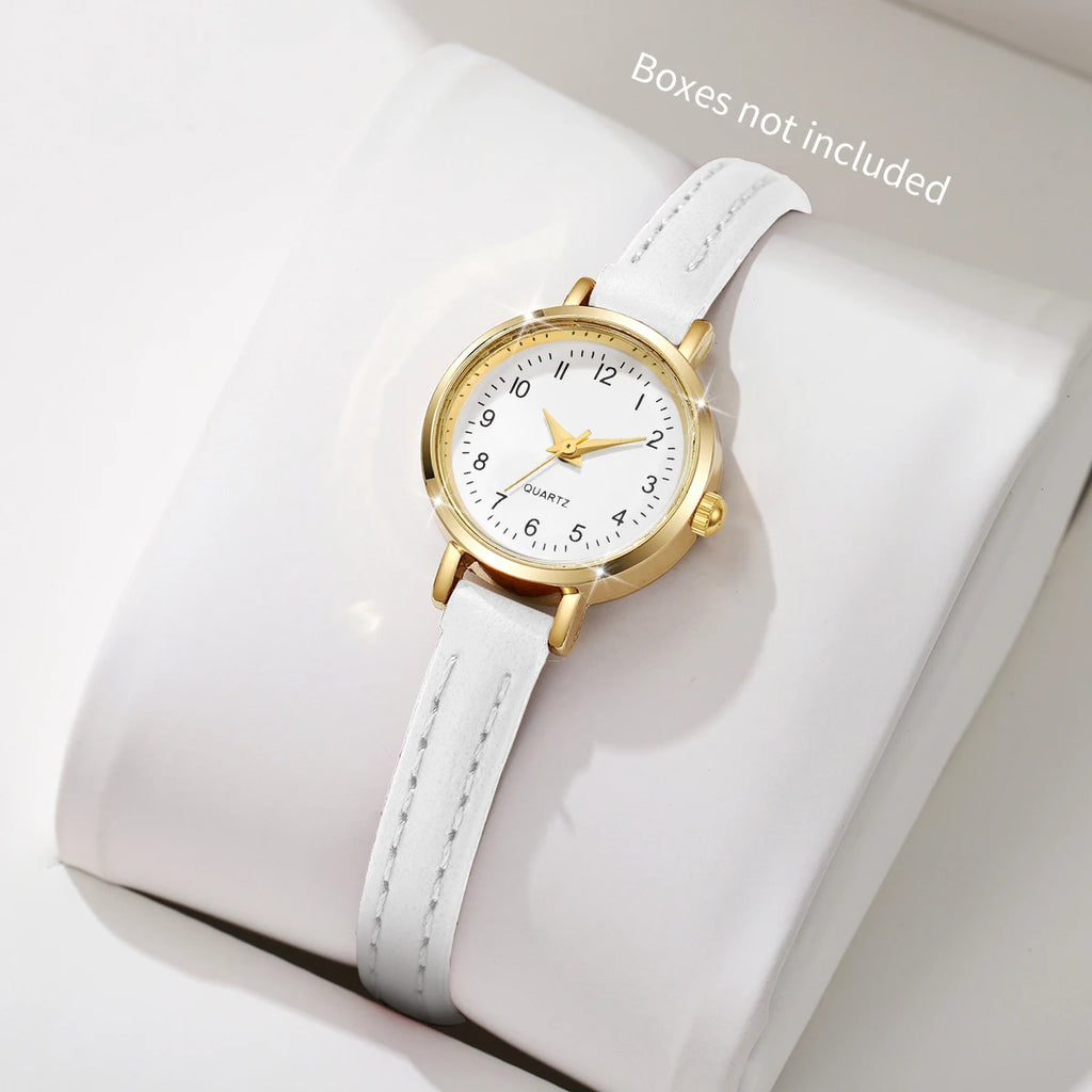 Women Watches Fashion Small Roma Dial Ladies Leather Band Quartz Watch Reloj Mujer Girls Clock Gift