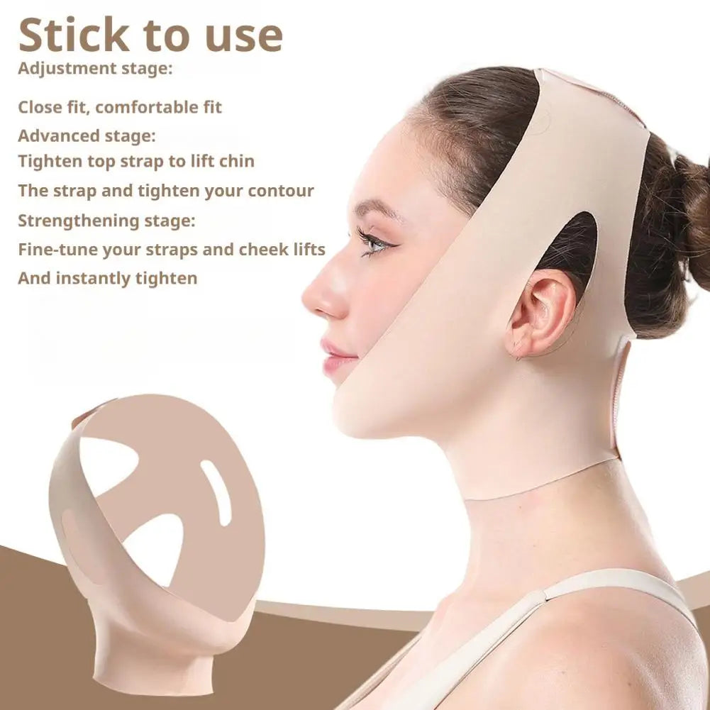 Face V Shaper Facial Slimming Bandage Relaxation Lift Up Belt Shape Lift Reduce Double Chin Face Thining Band Massage Hot Sale