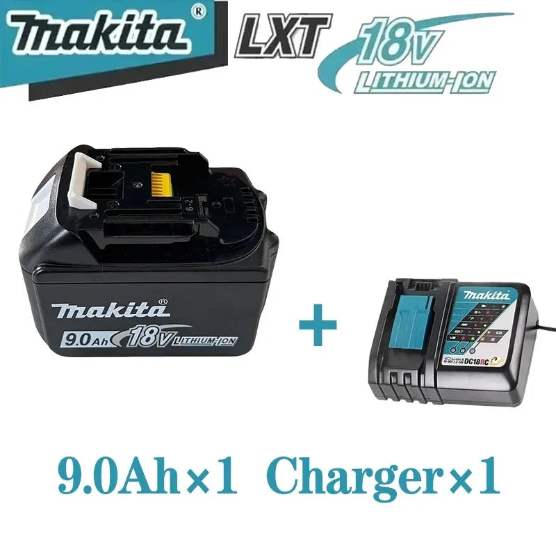100% Genuine Makita 18V Battery 5Ah 6Ah 9Ah, Replacement for BL1860B BL1850B BL1840 BL1830 BL1815 Power Tool Battery