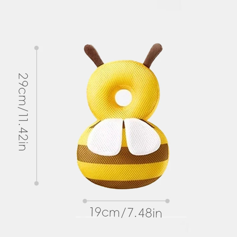 Little Bee Baby Head Protection Pillow Breathable Anti Fall Hat Suitable for Infant Children's Head Back Protector Safe Bibi