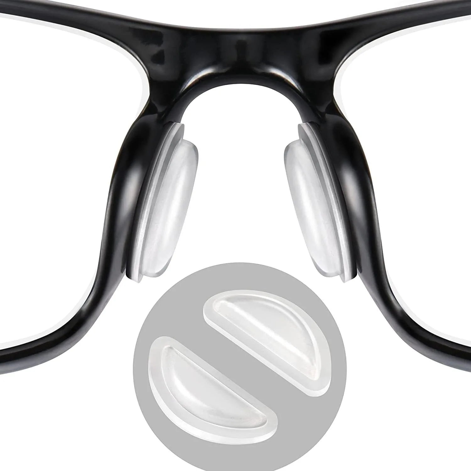 10 Pairs/Packs Adhesive Nose Pad, Eyeglass Nose Pads Stick On Silicone Anti-Slip for Sunglasses Thin Nose Pads Eyeglasses