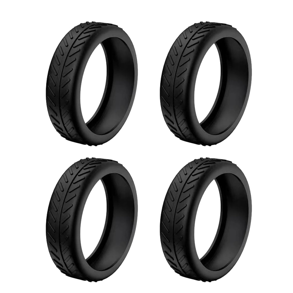 1/4/8PCS Silicone Cover Luggage Wheels Cover Luggage Protection Wheels Guard Carry On  Accessories Wheels Cover for Reduce Noise