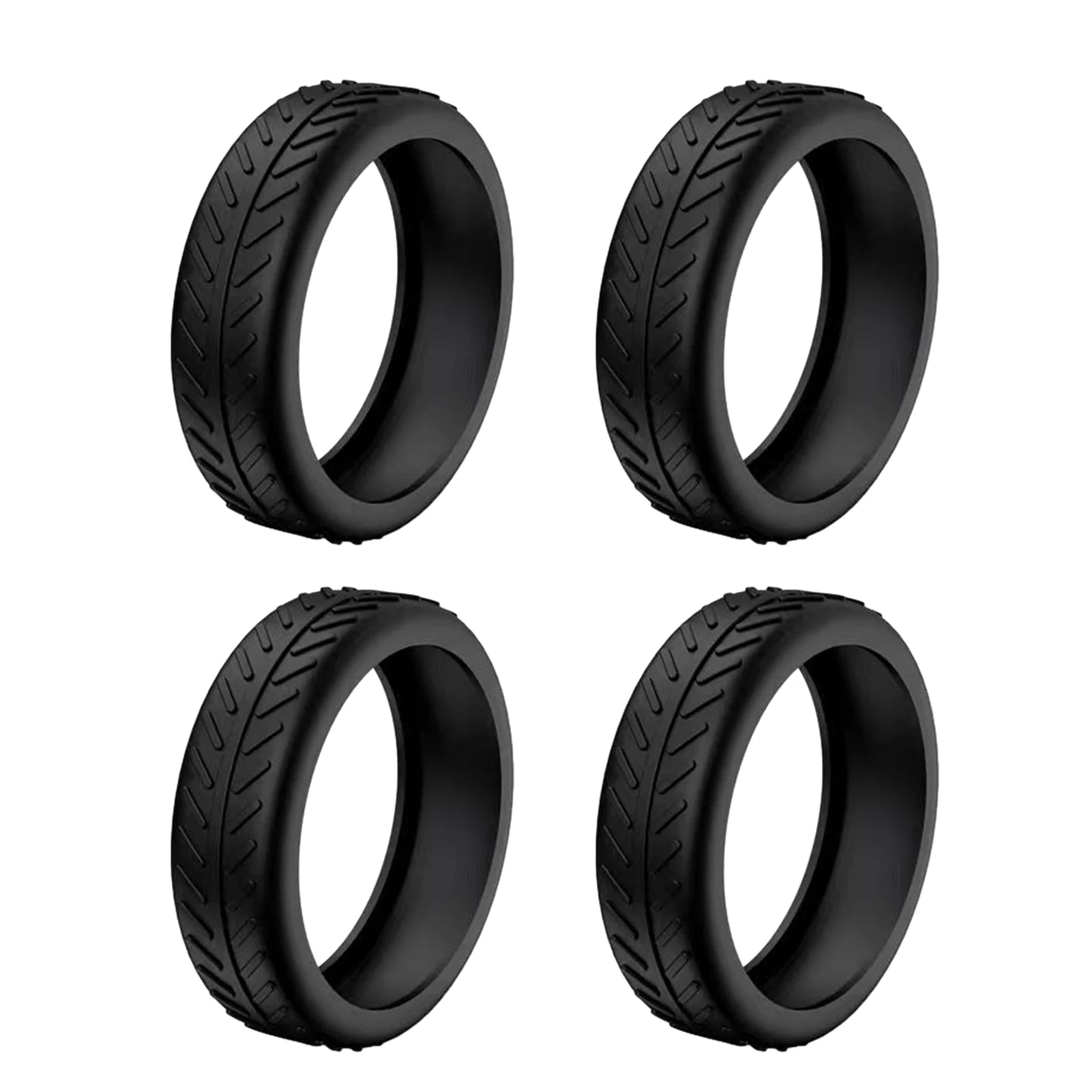 1/4/8PCS Silicone Cover Luggage Wheels Cover Luggage Protection Wheels Guard Carry On  Accessories Wheels Cover for Reduce Noise