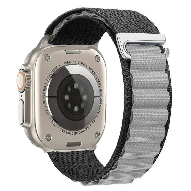 Alpine Loop Strap For Apple Watch Ultra 3 2 1 Band 49mm 11 10 9 8 7 45mm 41mm 42mm 46mm Nylon Bracelet iWatch 6 5 4 3 SE3 2 Belt