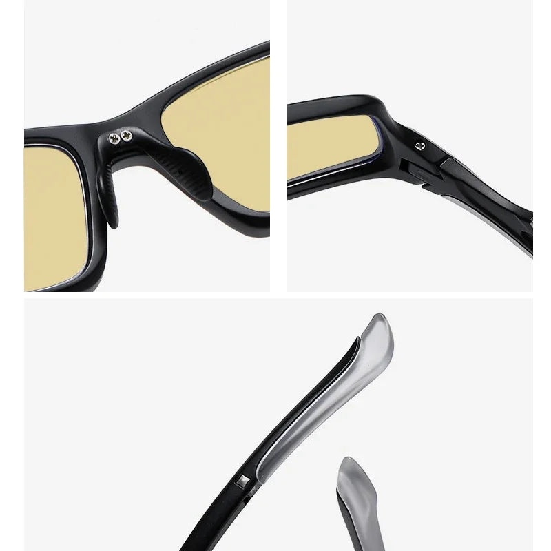 High Quality Night Vision Polarized Sunglasses Men Women Sports Riding Glasses TR90 Cycling Eyewear UV400 Goggle