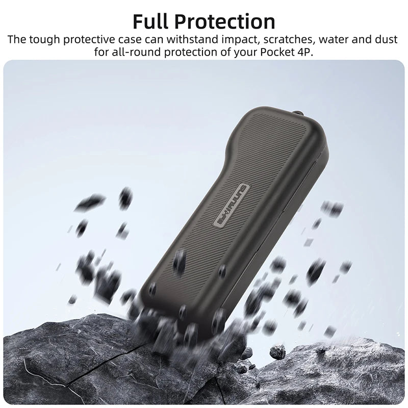 Portable Case Hard Shell Protective Cover Gimbal Filter 1/4" Handle Storage Box for DJI OSMO Pocket 4P Camera Accessories