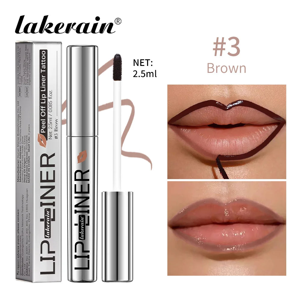 Peel Off Lip Stain Magic Lips Tattoo Long Lasting Waterproof Smudge Proof Transfer Proof Cosmetic Matte Lip Liner Pencil