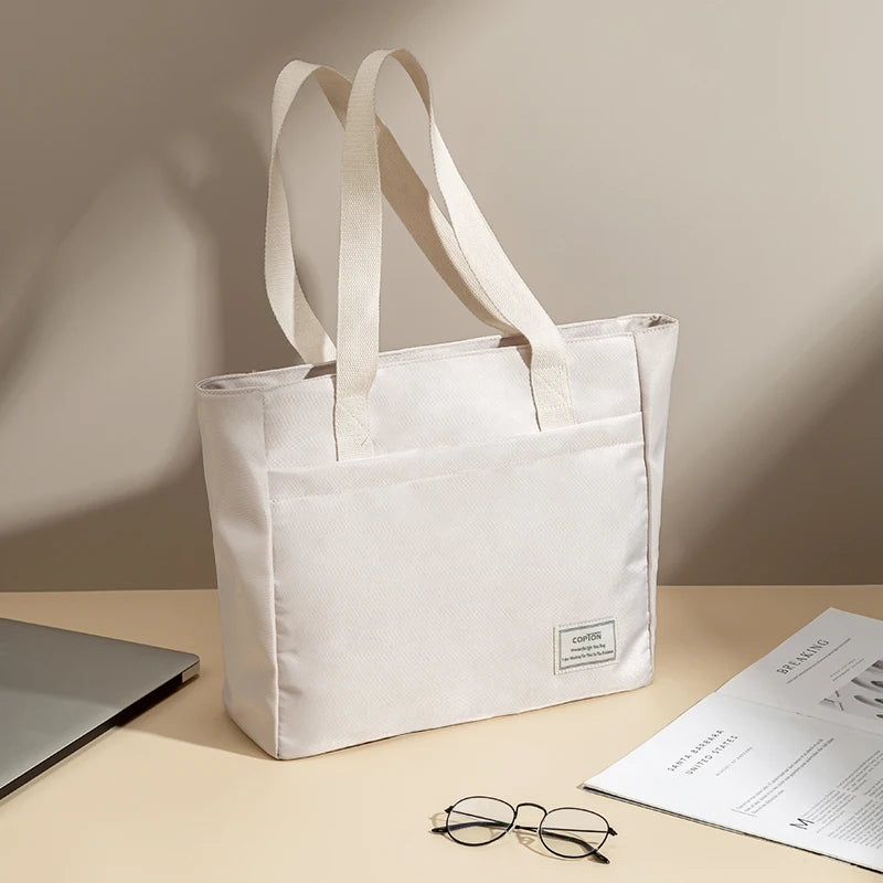 Shockproof Canvas Women Laptop Tote Bag 14 inch for Macbook Air Pro Huawei Dell ASUS Acer XiaoMi HP Notebook Handbags Briefcase