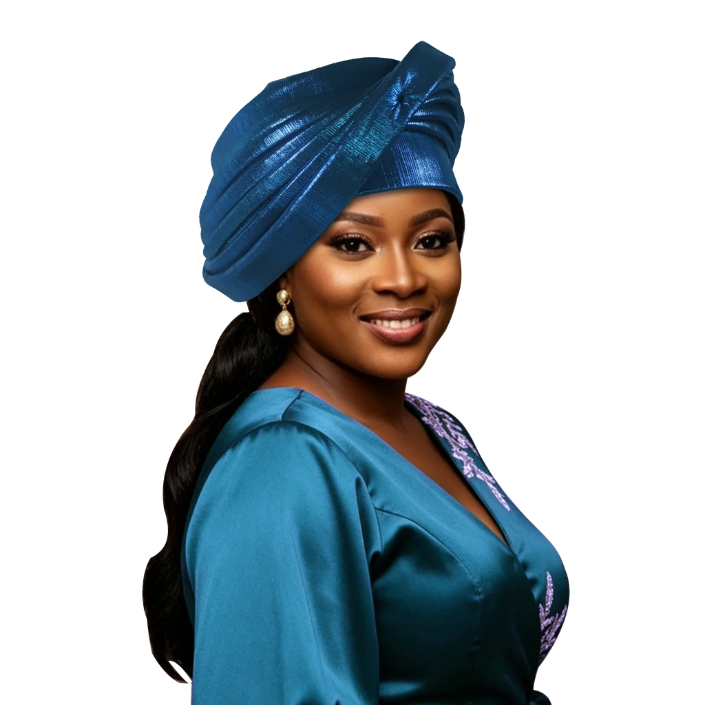 New Design Multi-layer Afrcian Headtie Turban Cap Lady Head Wraps Nigerian Auto Gele Wedding Geles Party Headpiece
