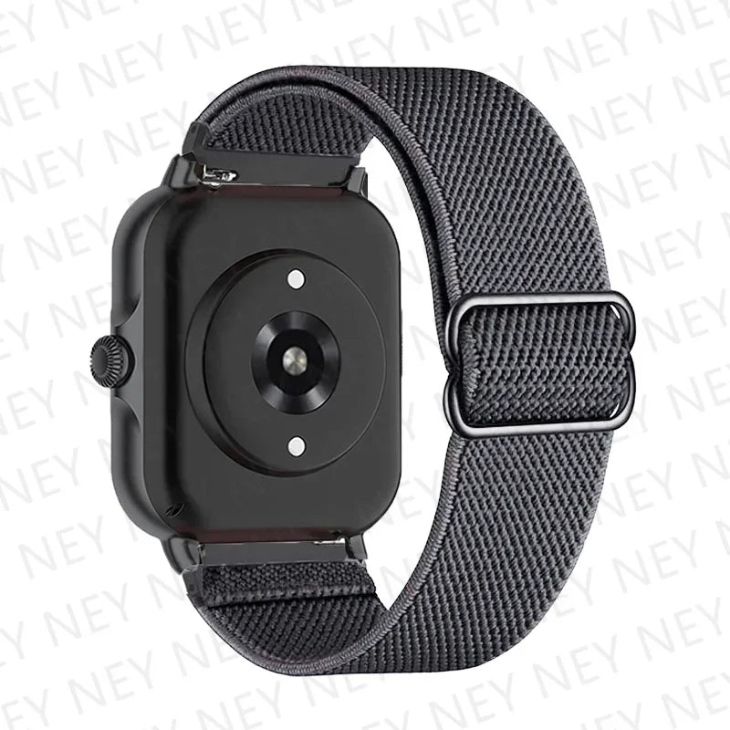 Shiny Elastic strap For Amazfit gts 4-3-2-2e-mini/bip-U-S-lite/Stratos 2 20mm/22mm band Bohemian Pride bracelet gtr-4-3-3pro-2e
