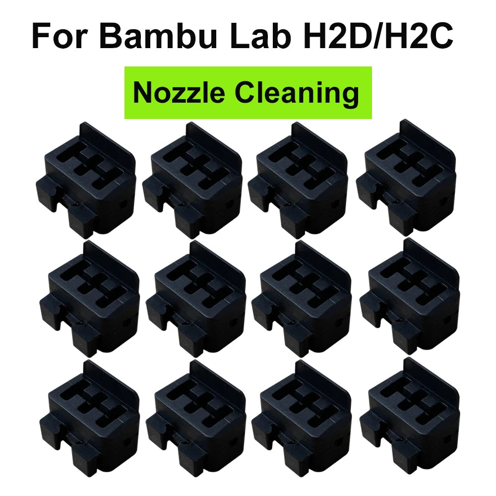 Nozzle Wipe Brush For Bambu Lab H2D Hotend H2C Wiper Silicone Brush For Bambu Lab H2D Hotend kit 3D Printer H2C Accessories