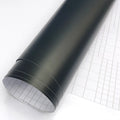 Premium Black Matte Vinyl Car Wrap Film Foil Sticker Sheet Vehicle Decal Window Trim Console Computer Air Bubble Free