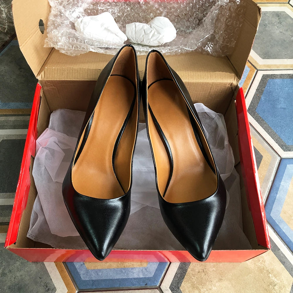 Tikicup Plus Size 47 48 Solid Matte Black 15cm Extreme Pointed Toe Stiletto High Heels Slip On Dress Pumps Fetish Unisex Shoes