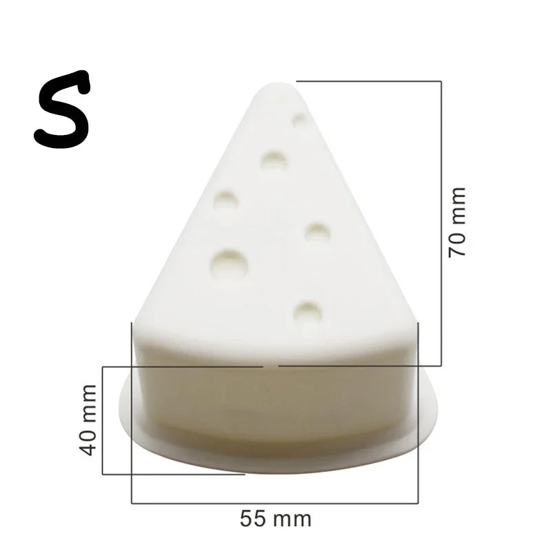 Mini Cheese 3D Mold Baking Handmade Candle Soap Silicone DIY Decorating Tool Chocolate Ice Cream Mousse Cake Mold