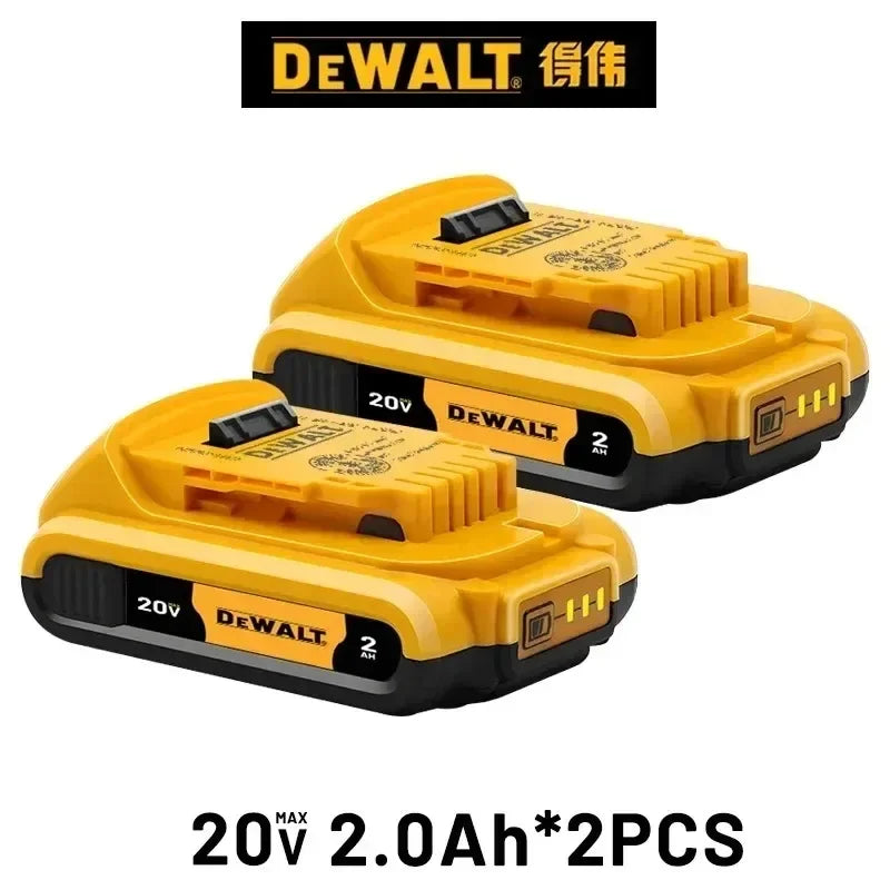 Original DeWalt 20V MAX 5Ah Battery and Charger Kit, DCB205 For Dewalt 20V Cordless Drill Impact Driver Work Light Battery