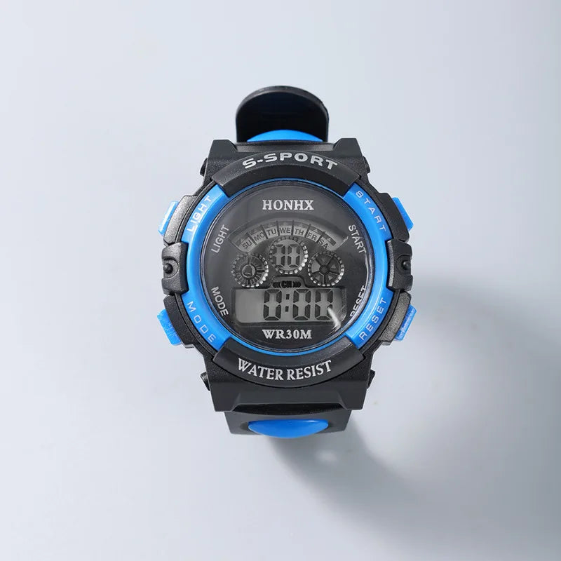 Children Watch Sport Kids Watches Silicone Strap Waterproof LED Digital Watch For Kid Children Student Girl Boy Wristwatch Clock