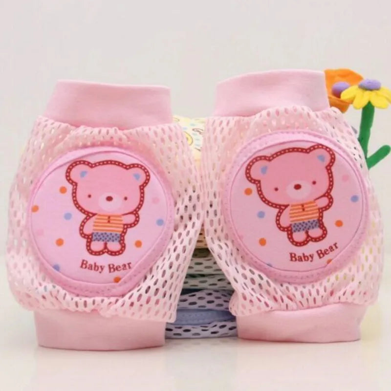 Baby Accessories Knee Pads Safety Bear Girl Boy Kids Crawling Gaiter Toddlers Slip Protector Infant Animal Cushion Brace Car