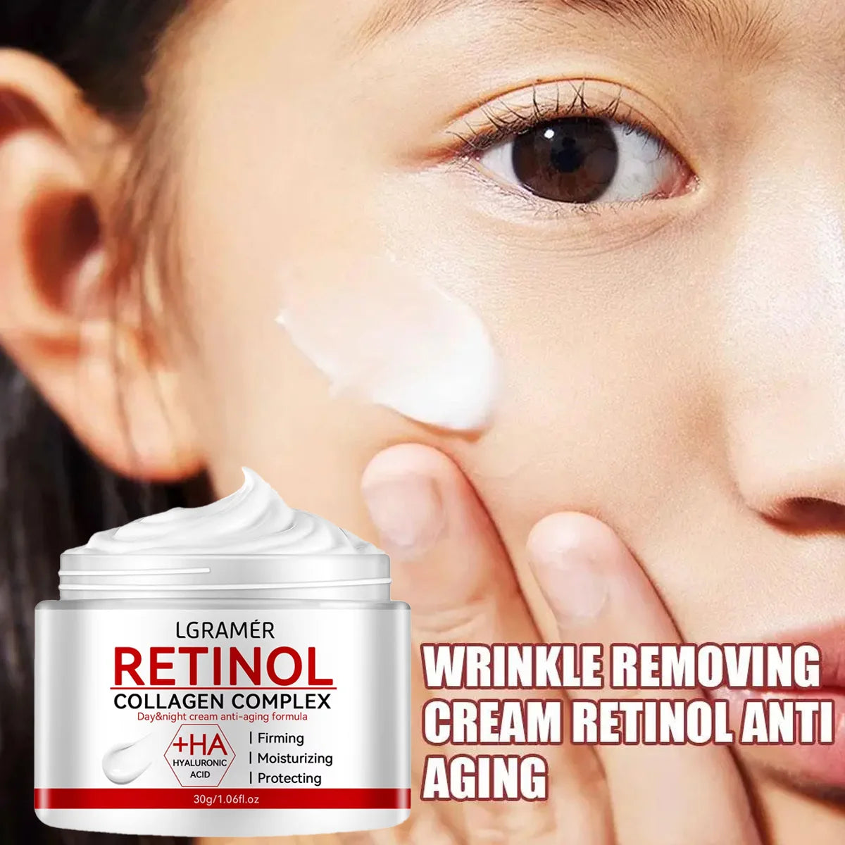 Retinol Lifting Firming Face Cream Collagen Smooth Wrinkles Facial Skin Moisturizer Fade Fine Lines Brighten Skin Care Cosmetics