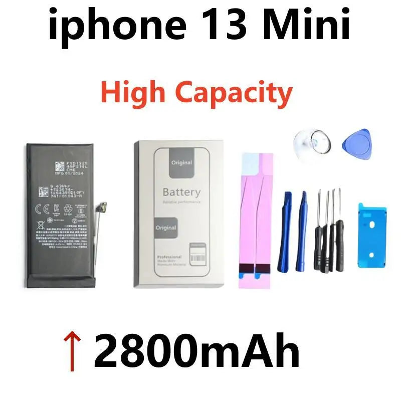 Xilecaly Battery For iPhone 14 Pro Max 11 Pro 12 13 Mini Pro Max Original Real High Capacity Replacement Bateria Warranty 1 Year