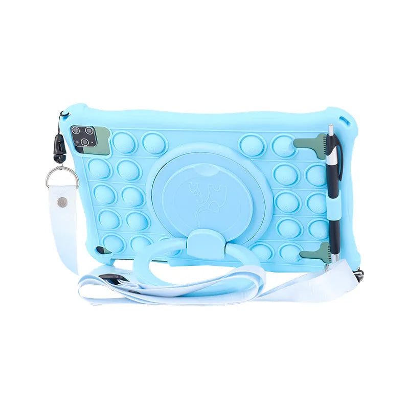 Funda Para 10.1" Universal Silicone Tablet Case 10 10.1 inch Android Tablet PC Shockproof Stand Cover Cases 25*16CM/9.84x6.3inch