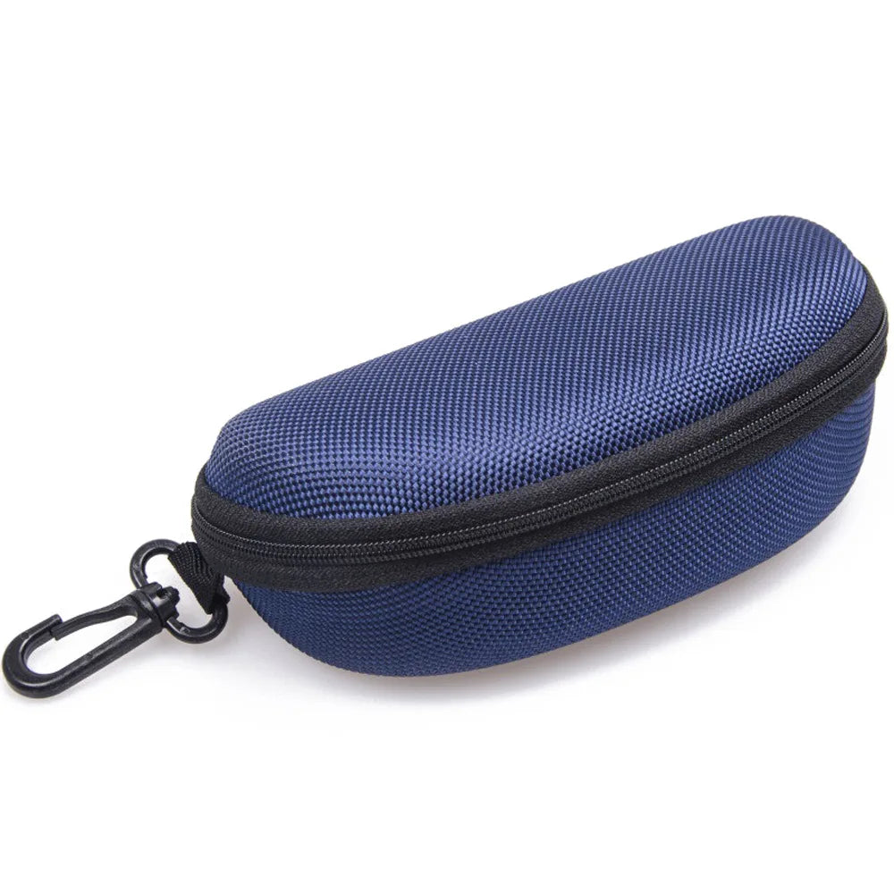 Portable EVA Glasses Case with Carabiner Hook Colorful Sunglasses Hard Case Zipper Eyeglasses Protector Box Holder New 2026