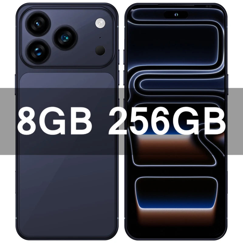 2026 HOT i17 ProMax NEW intelligent 5G standby original dual card dual battery 14 system global Android version 8000mAh JJ6