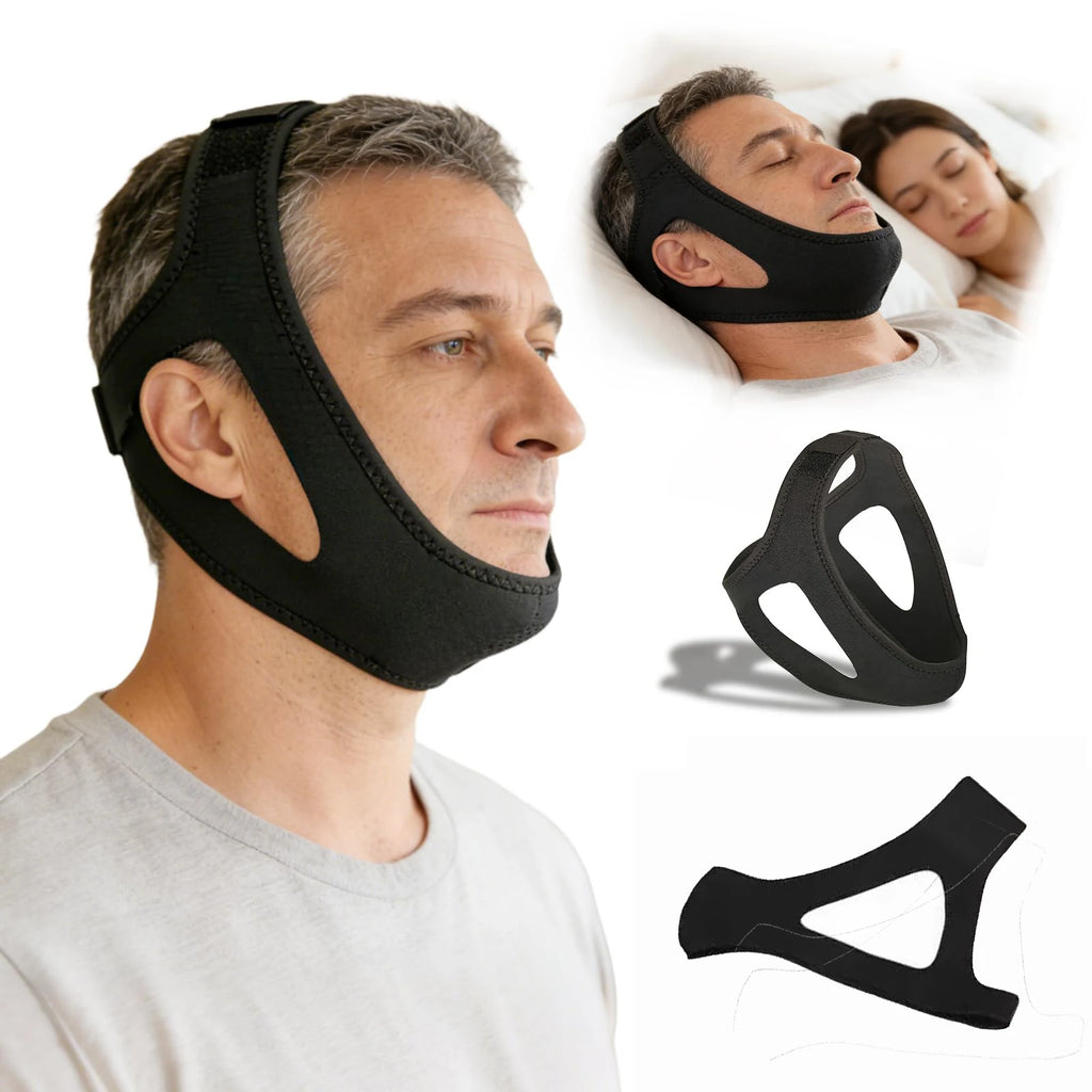 Anti-snoring Band Stop Snore Chin Strap Sleep Support Aid Tools Snoring Protection Jaw Belt Open Mouth Breathing Corrective Rest