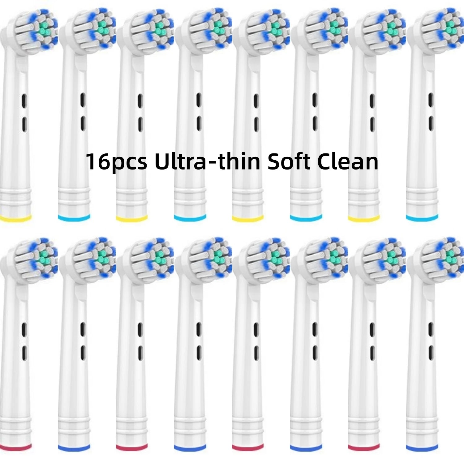 16/20PCS Brush Head nozzles for Oral B Electric Toothbrush Replacement Head Refill Sensitive Floss Cross Action (Not for iO)
