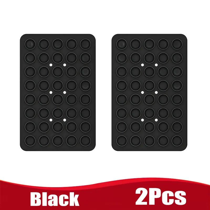 Double Side Silicone Suction Pad for Mobile Phone Fixture Suction Cup Adhesive Silicone Rubber Sucker Pad for Fixed Pad