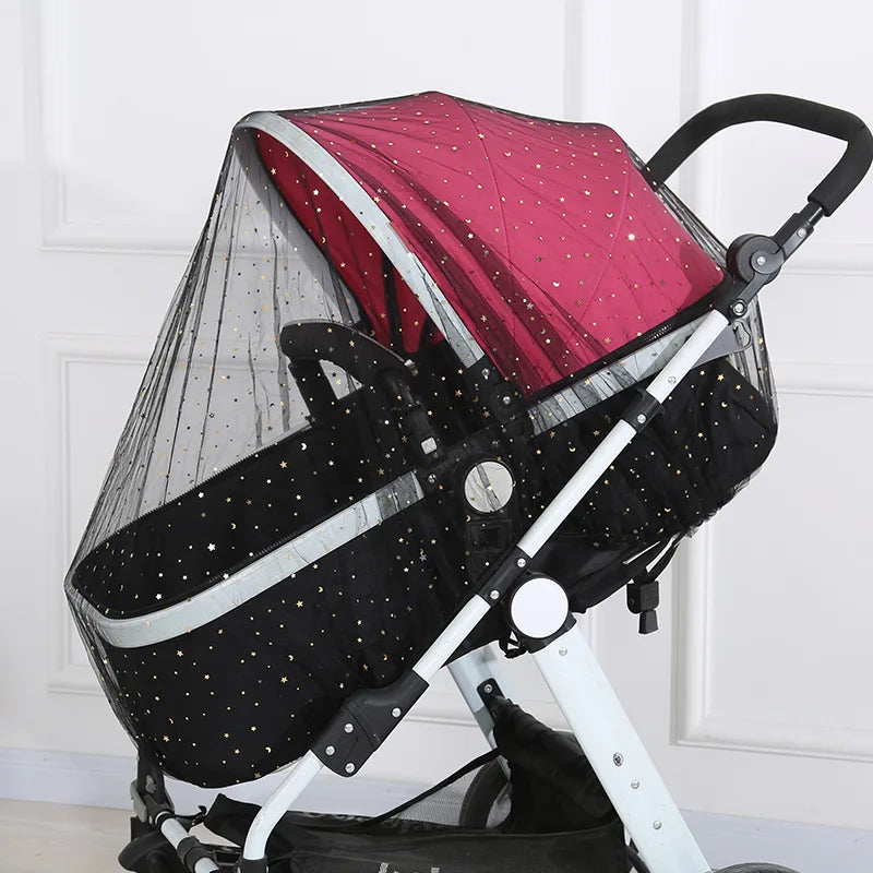 Summer Stroller Mosquito Net Full Cover Baby Cart Mosquito Net Universal Pram Buggys Insect Fly Protection Stroller Accessories