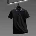 2026 New Men's Casual Solid Color Short Sleeved Polo Shirt Summer Fashionable and Comfortable Versatile Top