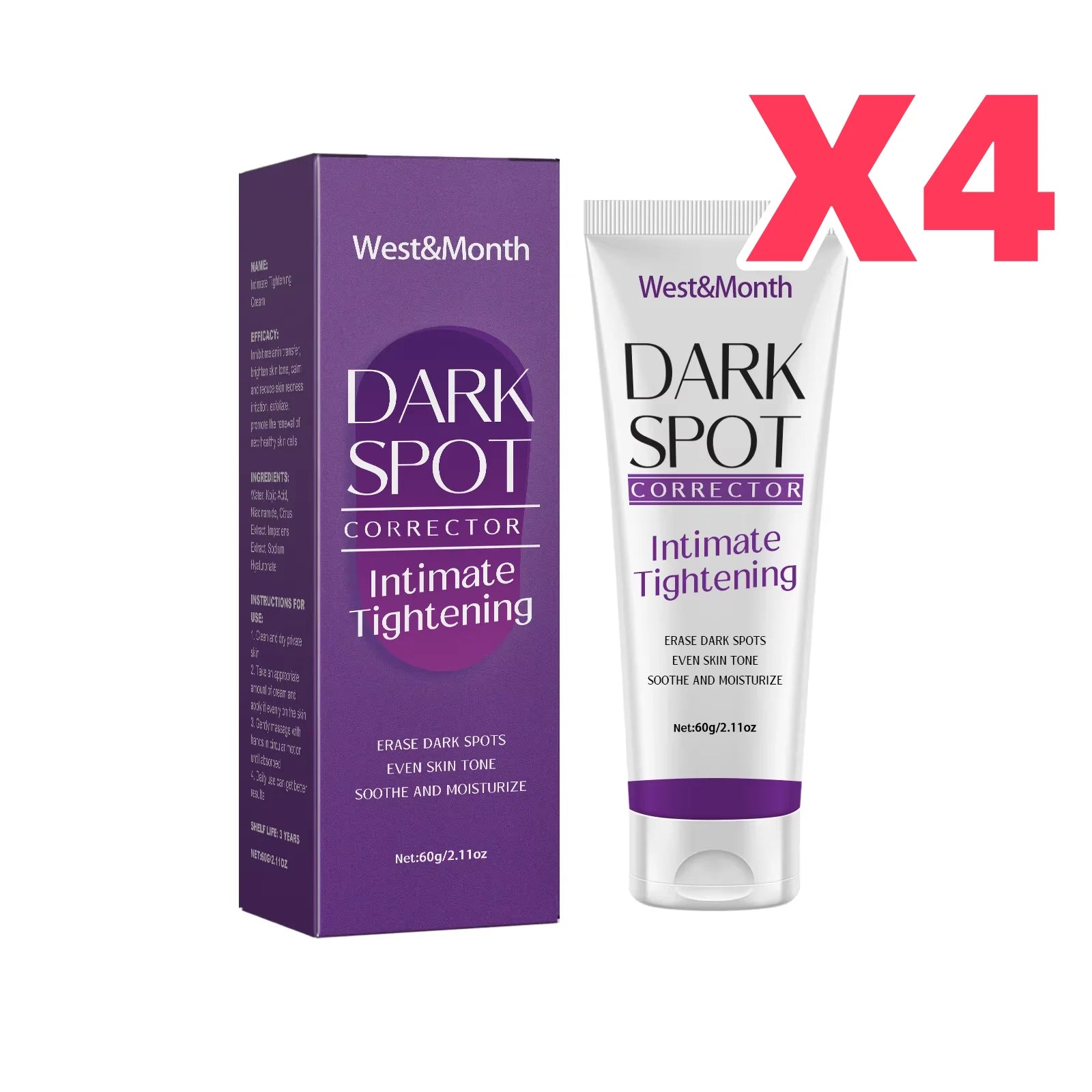 Body Whitening Lotion Dark Spot Remover For Underarms Knees Elbows Melanin Bleaching Lightening Skin Moisturizing Cream 60g