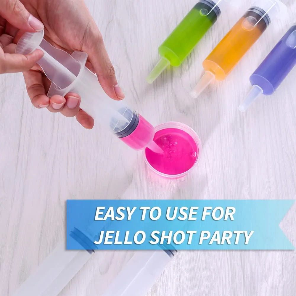20ml Party Liquid Syringe BPA-Free Suringes for Jello Shot,Halloween, Thanksgiving,Christmas,Bachelorette Parties,Graduate Party
