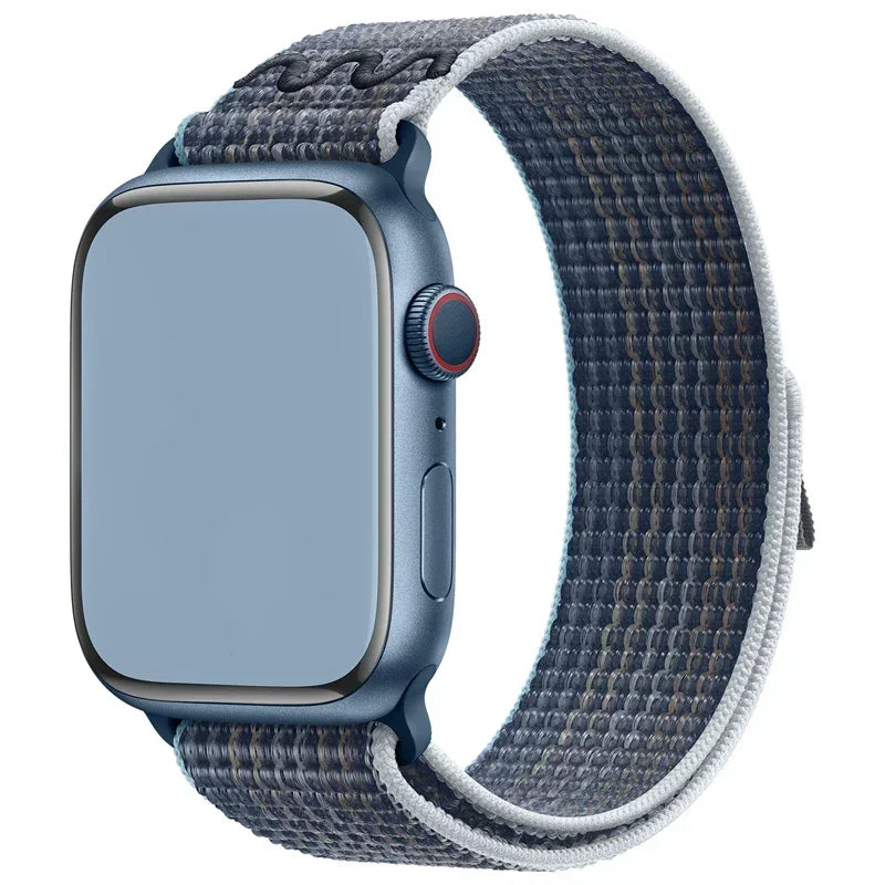 Nylon Band for Apple Watch Band Ultra 2 49mm 44mm 40mm 45mm 41mm 42mm 40mm Bracelet Strap IWatch Ultra Series 9 7 6 5 Se 8