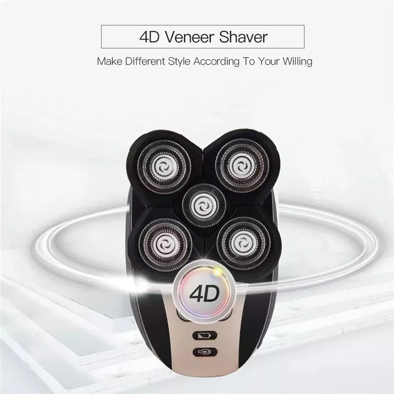 Five in One Water Washed Shaver, Men's Shaver, Hair Clipper, Trimmer Set, Box Set