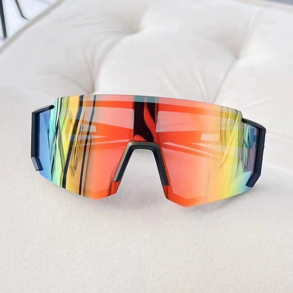 Cycling Sunglasses Anti-Ultraviole Hiking Climbing UV400 Shades Goggles Large Frame Oversized Hiking Climbing Eyewear