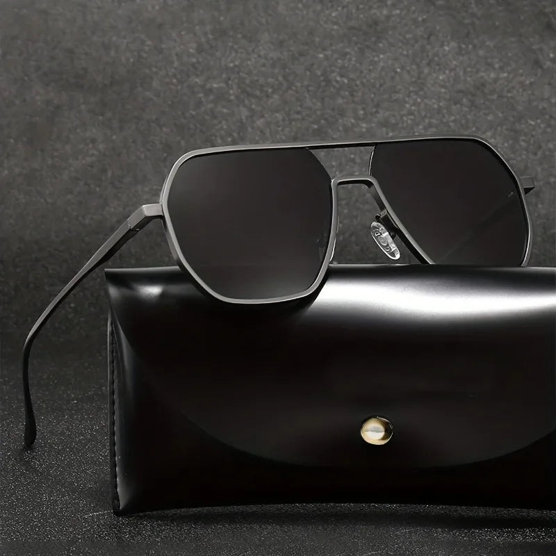 Vintage Polarized Sunglasses Men Fashion Black Shades Eyewear Retro Trendy Brand Design Sun Glasses for Driving Fishing Unisex
