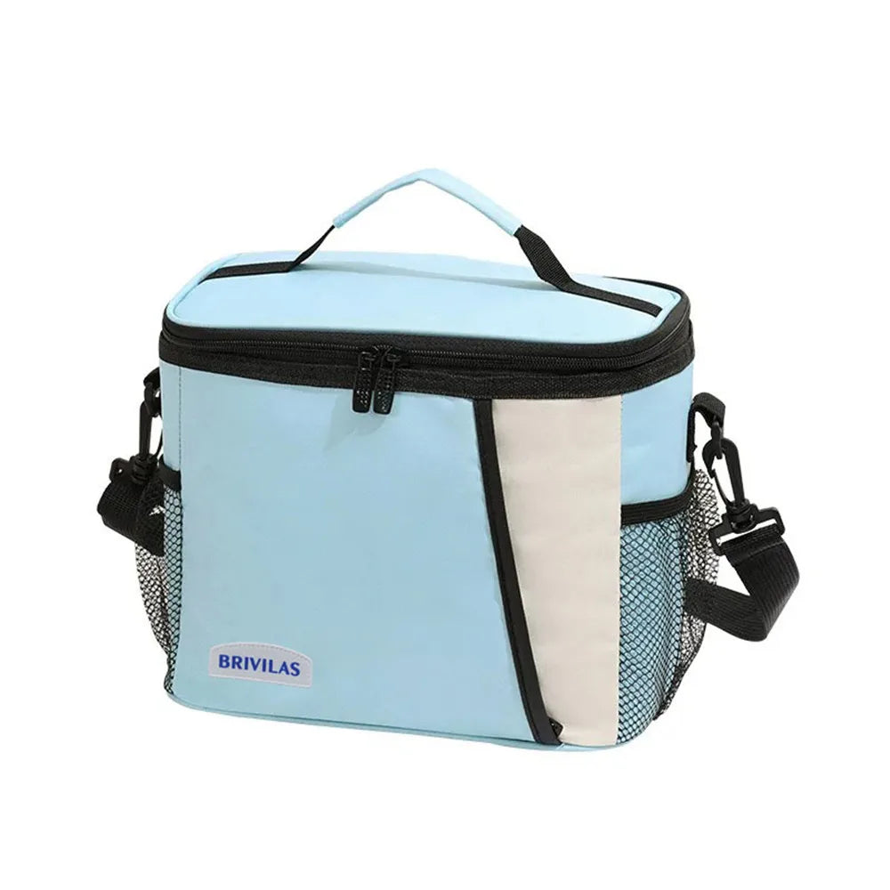 Insulated Lunch Bag Large Reusable Lunch Bags with Adjustable Shoulder Strap for Women Men, Ideal for Work, School & Outdoor Use