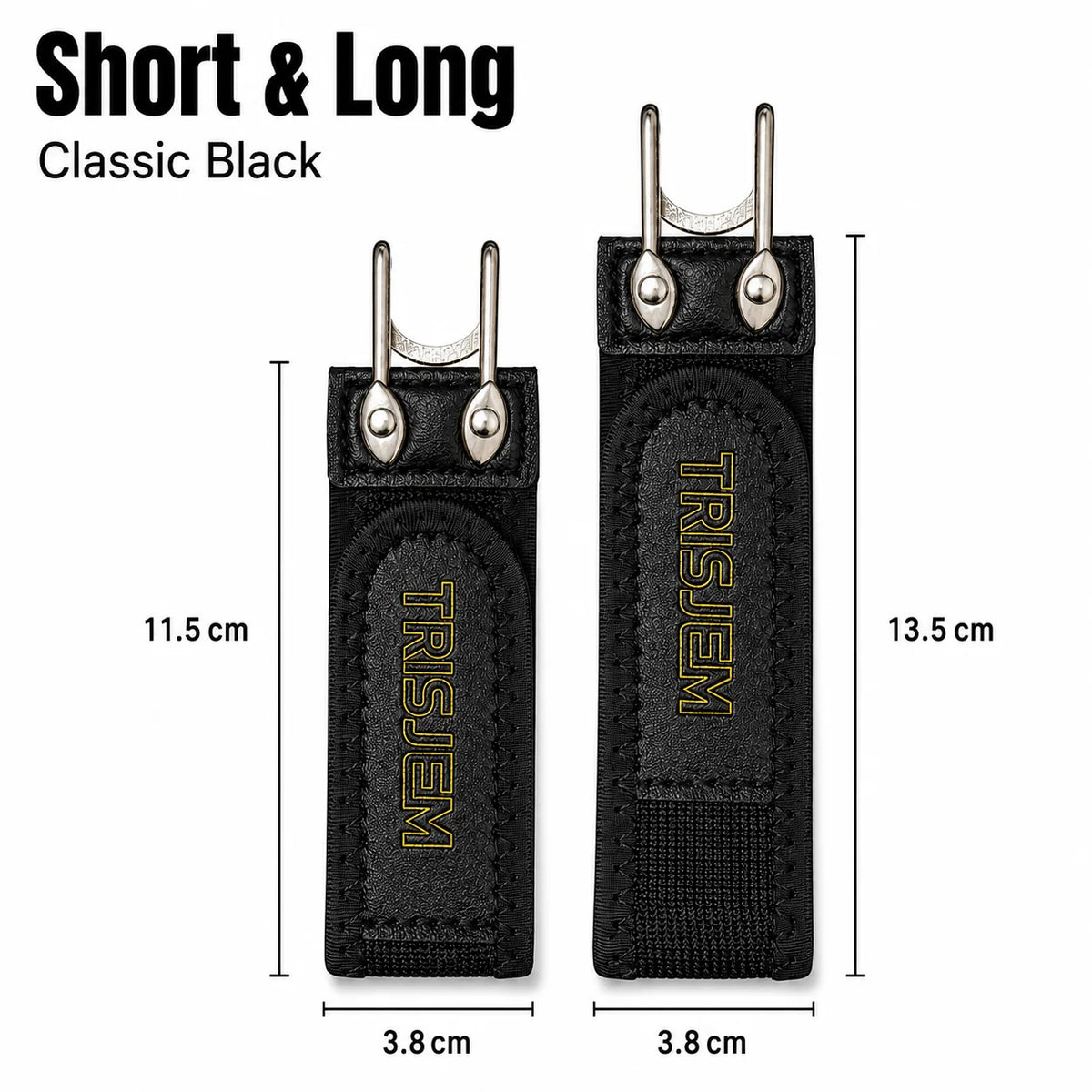 TRISJEM Brand Top Qualiy Men Elastic Waist Belt No Buckle Adjustable Stretch Nylon Hook & Loop Belt with Strong Metal Hooks