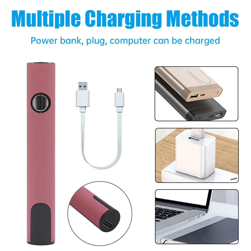 400mah Thread Battery Pen Solder Iron Shaped Battery Set Heat Device Adjustment Heating Kit Fittings Electric Soldering Iron