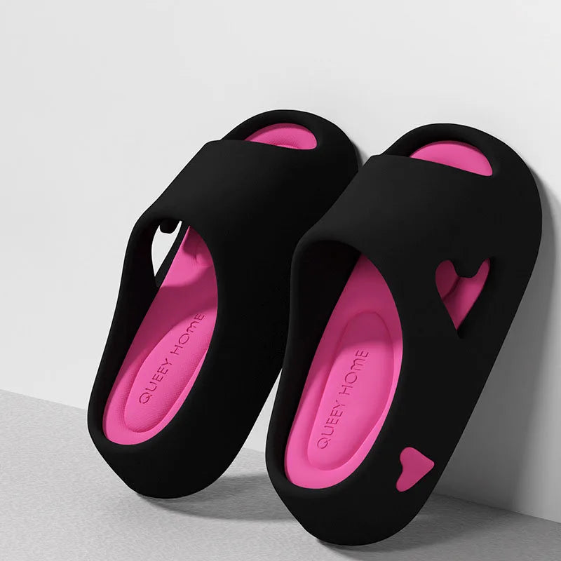 New arrival 6 cm platform EVA slipper women's light summer slides woman chunky home bath shoes girls garden clogs mute slippers